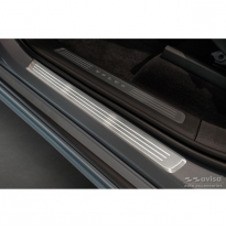 Protectores De Umbral De Puerta Inox Adecuados Para Volvo Xc90 Ii 2015- - &#039;Lines&#039; - 4 Piezas