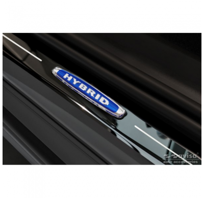 Protectores De Umbral De Puerta En Negro Espejo Adecuados Para Volvo Xc60 Ii 2017-2021 Y Facelift 2021- - 'Hybrid' - 4 Piezas