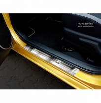 Protector Talonera De Puerta Acero Inox Toyota Yaris Iii Hatchback &#039;Special Edition&#039; 2014- 4-Piezas