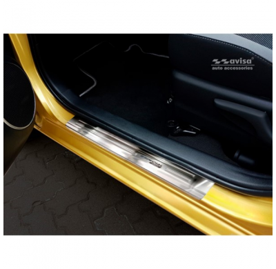 Protector Talonera De Puerta Acero Inox Toyota Yaris Iii Hatchback 'Special Edition' 2014- 4-Piezas