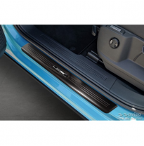 Protectores de umbral de puerta Inox negro adecuados para Ford Tourneo Connect III 2022- &#039;Exclusive Edition&#039; - 2 piezas