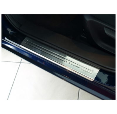 Protector Talonera De Puerta Acero Inox Mazda 6 Combi/Sedan 2012- - 'Exclusive' - 4-Piezas
