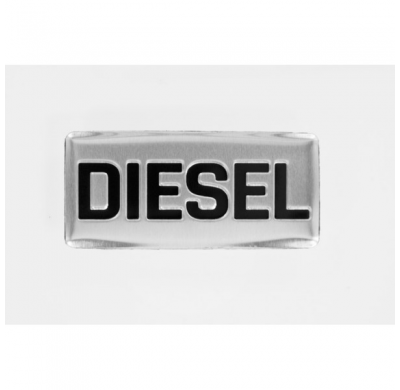 Emblema / Logotipo De Aluminio - Diesel - 5,5x2,5cm