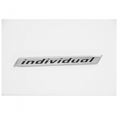 Emblema / Logo De Aluminio - Individual - 11,8x1,4cm