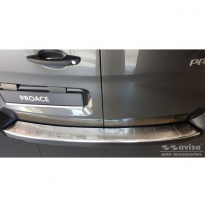 Protector De Paragolpes Trasero Acero Inox for Toyota Proace Ii Furgon 2016- &#039;Ribs&#039;