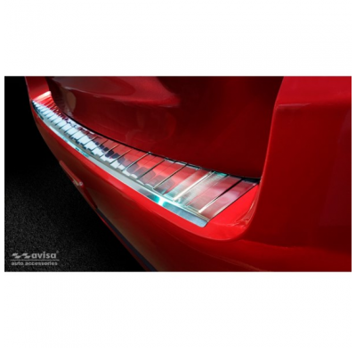 Protector De Paragolpes Trasero Acero Inox Mitsubishi Asx Facelift 2019- 'Ribs'