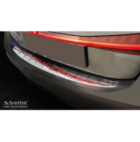 Protector De Paragolpes Trasero Acero Inox Audi A7 (C8) Sportback 2018- &#039;Ribs&#039;