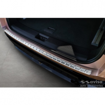 Protector de paragolpes trasero de acero inoxidable apto para Nissan Ariya 2022- &#039;Ribs&#039;