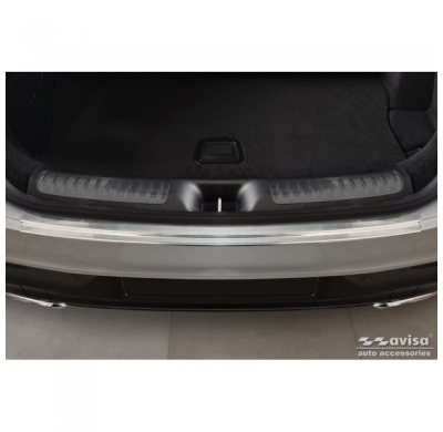 Protector de parachoques trasero de acero inoxidable apto para Mercedes GLC II Coupé (C254) 2023-