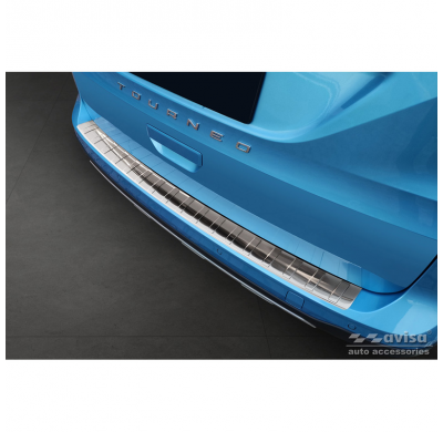 Protector de parachoques trasero de acero inoxidable adecuado para Ford Tourneo Connect III 2022- 'Ribs' AVISA