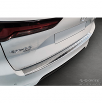 Protector de paragolpes trasero de acero inoxidable apto para Mazda CX-60 2022- &#039;Ribs&#039; AVISA
