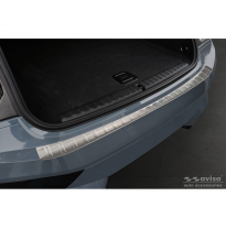 Protector de paragolpes trasero de acero inoxidable apto para BMW iX (I20) 2021- &#039;Ribs&#039; AVISA