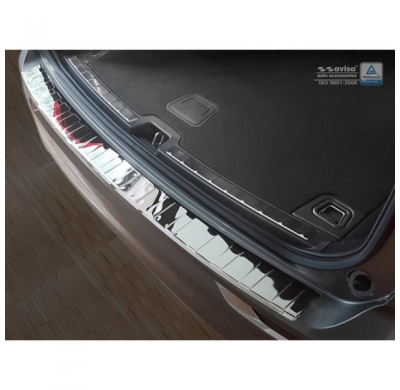 Protector Cromado Acero Paragolpes Trasero Volvo Xc60 Ii 2017- 'Ribs'