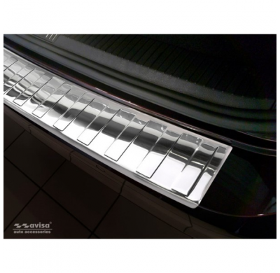 Protector De Paragolpes Trasero Acero Cromado Inox Volkswagen Passat 3g Variant 2014- 'Ribs'