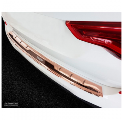 Protector De Paragolpes Trasero Acero Inox 'Deluxe' Bmw X3 G01 M-Package 2017- 'Performance' Copper 'Brushed Mirror'/Copper Carb