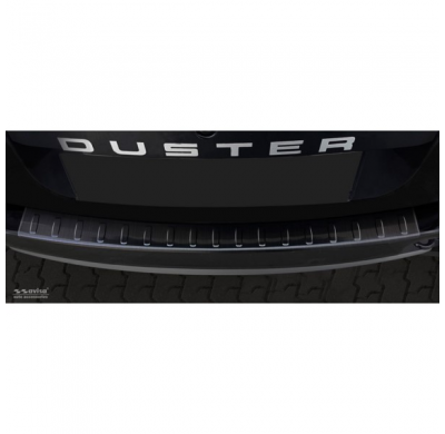 Protector Negro Acero Paragolpes Trasero Dacia Duster 2010-2017 'Ribs'