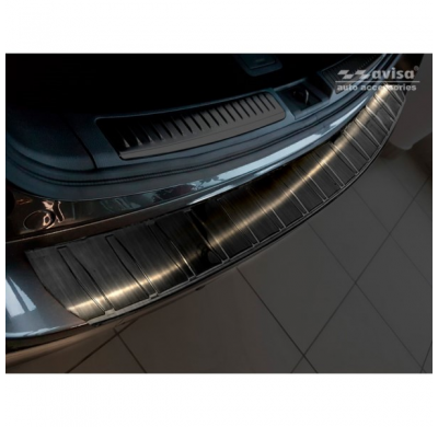 Protector Negro Acero Paragolpes Trasero Mazda 6 Iii (Gj) Sedan 2012- 'Ribs' 'Long'