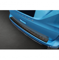 Protector de parachoques trasero de acero inoxidable negro apto para Ford Tourneo Connect III 2022- &#039;Ribs&#039; AVISA