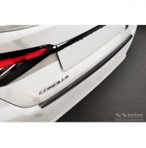 Protector De Parachoques Trasero De Acero Inoxidable Negro Para Toyota Corolla Xii Sedan 2019-