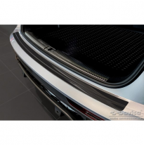 Protector De Parachoques Trasero De Acero Inoxidable Negro Valido Para Audi Q5 Sportback 2020- Incl. Línea S