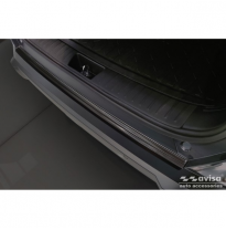 Protector de parachoques trasero de acero inoxidable negro apto para Hyundai Kona II (SX2) 2023-