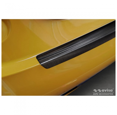 Protector de parachoques trasero de acero inoxidable negro apto para Toyota Prius V (XW60) 2023-