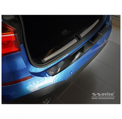Protector Paragolpes Trasero Carbono 3d Bmw X1 F48 M-Package 2015-