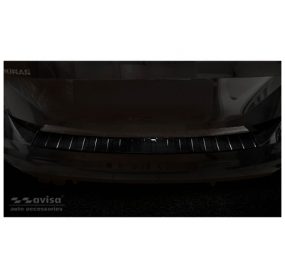 Protector Trasero De Paragolpes Carbono Real 3d Para Volkswagen Touran Iii 2015- 'Ribs'