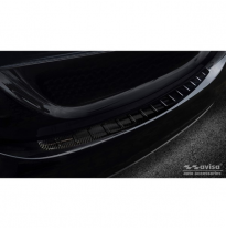 Protector Trasero De Paragolpes Carbono Real 3d Para Mercedes C-Class W205 Sedan 2014-2019 &amp; Fl 2019- &#039;Ribs&#039;