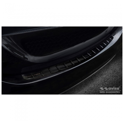 Protector Trasero De Paragolpes Carbono Real 3d Para Mercedes C-Class W205 Sedan 2014-2019 & Fl 2019- 'Ribs'