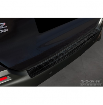 Protector De Paragolpes Trasero Carbono 3d Real Para Honda Jazz Crosstar Hybrid 2020- &#039;Ribs&#039;
