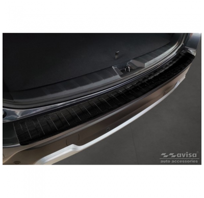 Protector De Paragolpes Trasero Carbono 3d Real Para Subaru Forester V 2018- 'Ribs'