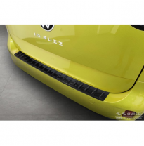 Protector de parachoques trasero Real 3D Carbon adecuado para Volkswagen ID.Buzz &amp; ID.Buzz Cargo 2022- &#039;Ribs&#039;