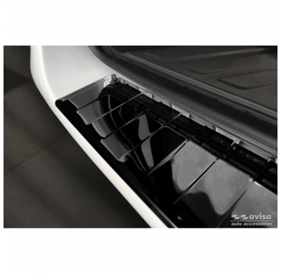 Protector De Parachoques Trasero De Acero Inoxidable Black Mirror Adecuado Para Mercedes Vito / V-Class 2014-'Ribs '' Xl '