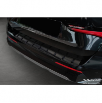 Protector de parachoques trasero de acero inoxidable negro apto para BMW X1 U11 / X1 U11 xLine 2022- &#039;STRONG EDITION&#039;