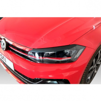 Pestañas delanteros adecuados para Volkswagen Polo VI 2017- (ABS)