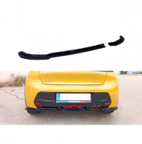 Faldón de parachoques trasero (Difusor) V.2 apto para Peugeot 208 II 2019- (ABS negro brillante)