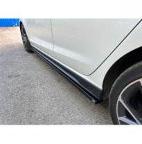 Set faldones laterales aptos para Hyundai i30 III N / N-Line 2017- (ABS negro brillante)