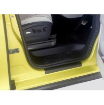 Protectores de umbral RGM adecuados para Volkswagen ID. Buzz con puerta corredera R/H 2022- - juego de 3 piezas