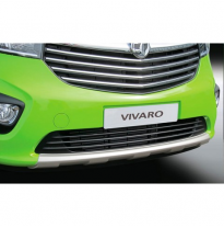 Rgm Spoiler Delantero &quot;Skid-Plate&quot; Opel Vivaro 2014- Plata (Abs)