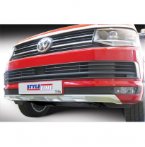 Rgm Spoiler Delantero &#039;Skid-Plate&#039; Volkswagen Transporter T6 2015- Silver
