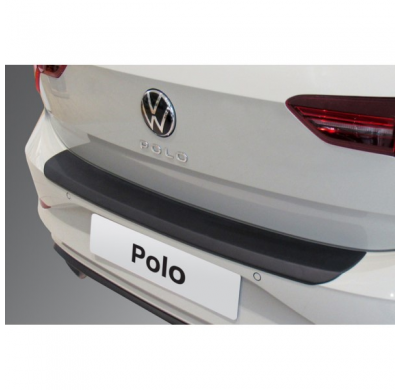 Protector De Paragolpes Trasero En Abs Para Volkswagen Polo Vi 5 Puertas Facelift 2021 - Negro