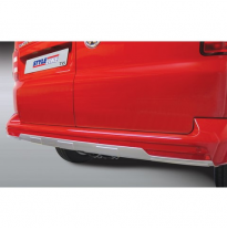 RGM Faldón de paragolpes trasero &#039;Skid-Plate&#039; para Volkswagen Transporter T6 2015-2020 &amp; T6.1 2020- (con puertas corredizas) Pla