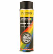 Spray Motip Rueda - Negro Mate - 500ml
