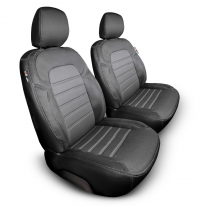 Original Design Fundas de asiento de tela 1+1 especifica para Volkswagen Caddy V Box 2020-