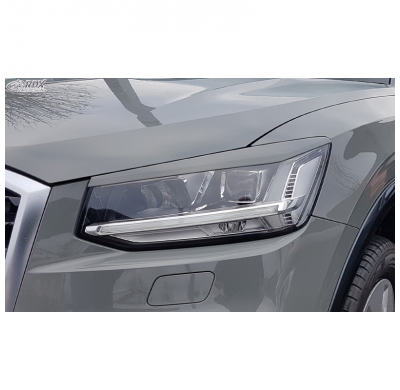 Pestañas de faros adecuados para Audi Q2 (GA) 2016- (ABS) RDX RACEDESIGN