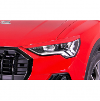 Pestañas de faros adecuados para Audi Q3 (F3) incl. Sportback 2019- (ABS) RDX RACEDESIGN