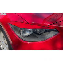Pestañas de faros delanteros adecuados para BMW Serie 1 F20/F21 3/5 puertas 2010-2015 (solo halógeno) (ABS)