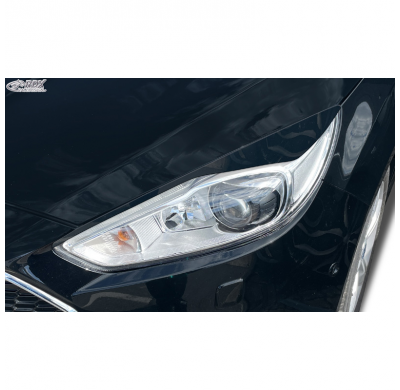 Pestañas de faros adecuados para Ford Focus III Facelift 2014-2018 (ABS)