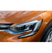 Pestañas de faros aptos para Renault Captur II 2020- (ABS)